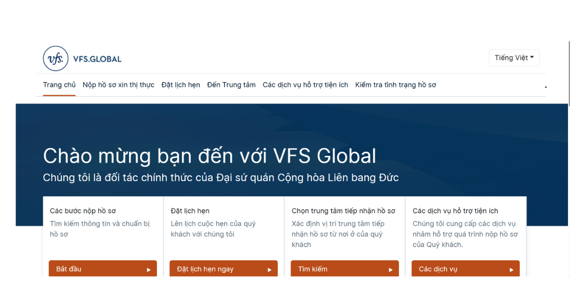 Hướng Dẫn Xin Visa Du Lịch Ý 2025 - Chi Tiết và Mới Nhất website vfs global